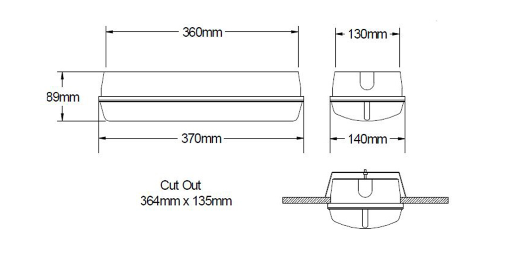 Emergency bulkhead : EMG - Advance Lighting